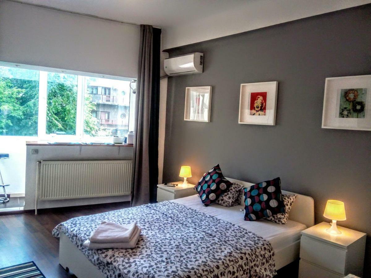 Central Bright Modern Studio Bükreş Dış mekan fotoğraf